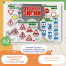 Учебно-методический плакат "Дорожные знаки водителю"